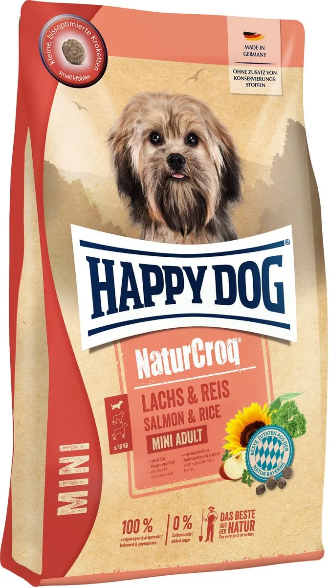 Happy Dog NaturCroq Mini Zalm & Rijst 4kg
