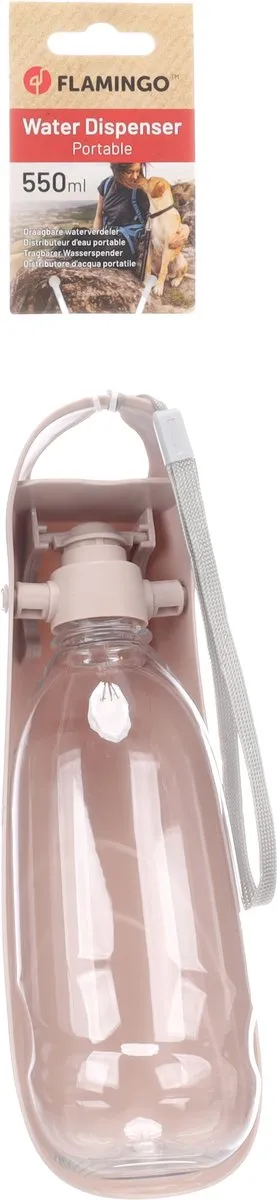 Flamingo Oldi Draagbare Waterverdelers 550ml - Taupe