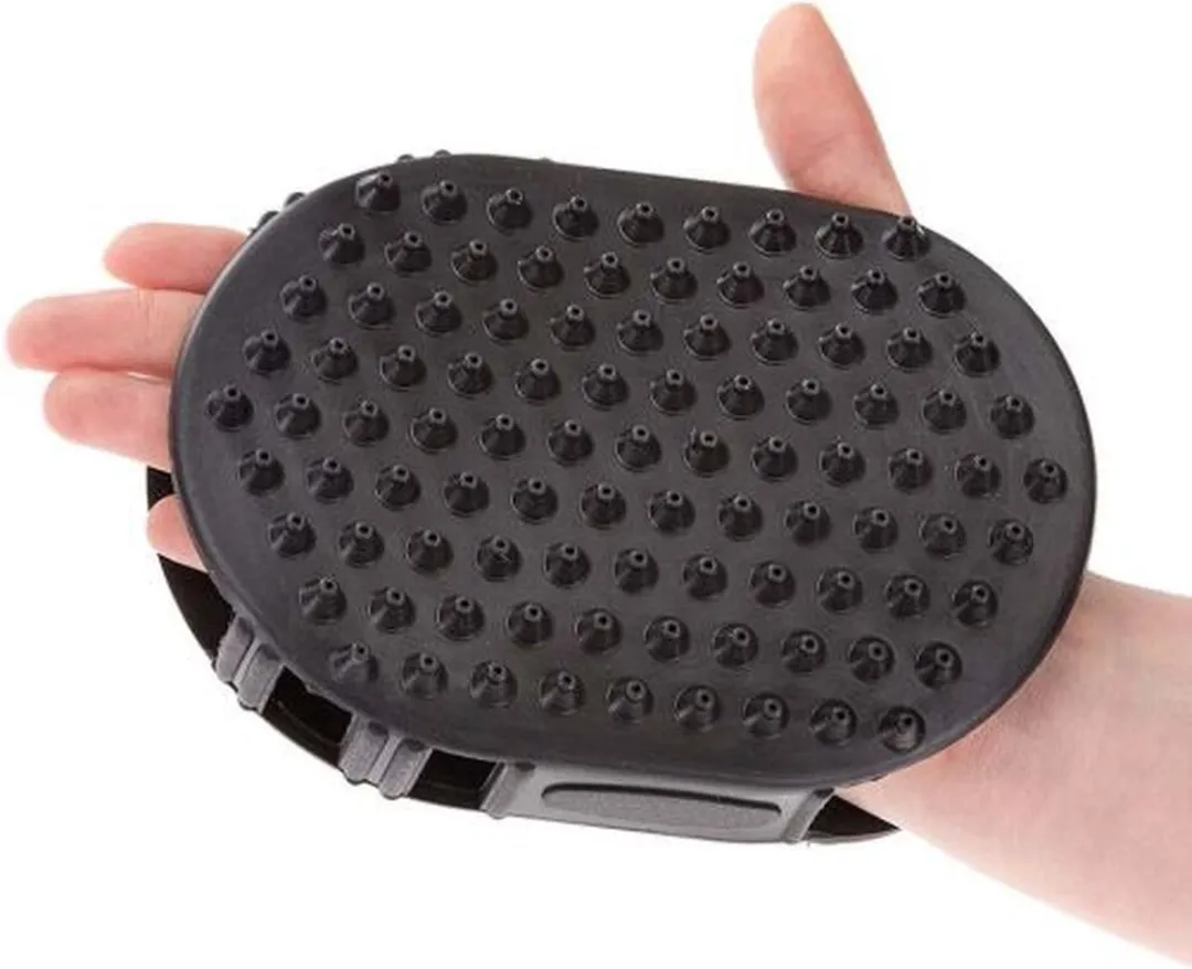 Ferplast Massage- en Trimhandschoen 11x15cm - Zwart - afbeelding 6 van 6