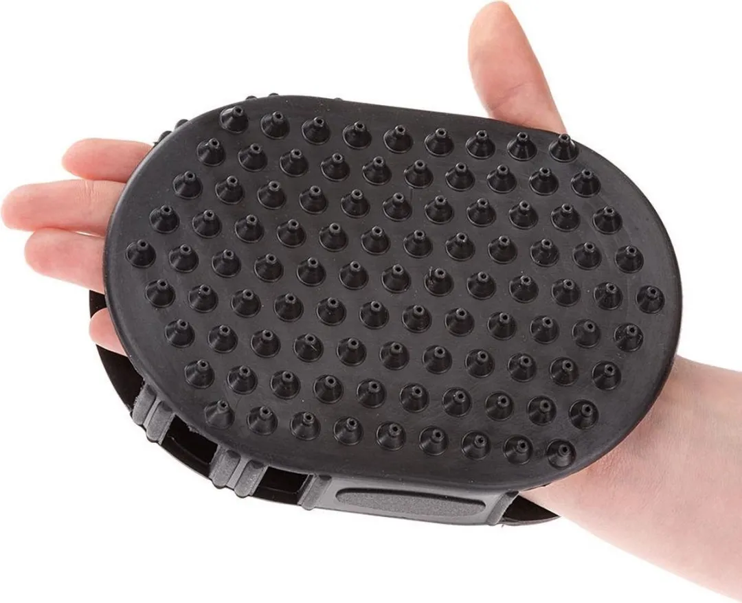 Ferplast Massage- en Trimhandschoen 11x15cm - Zwart