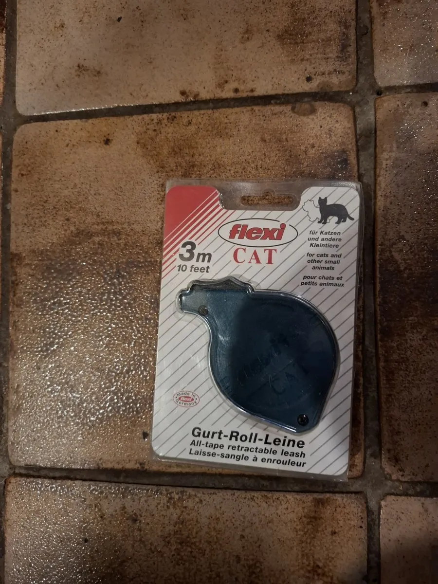 Flexi Rollijn voor Katten 3m - Groen