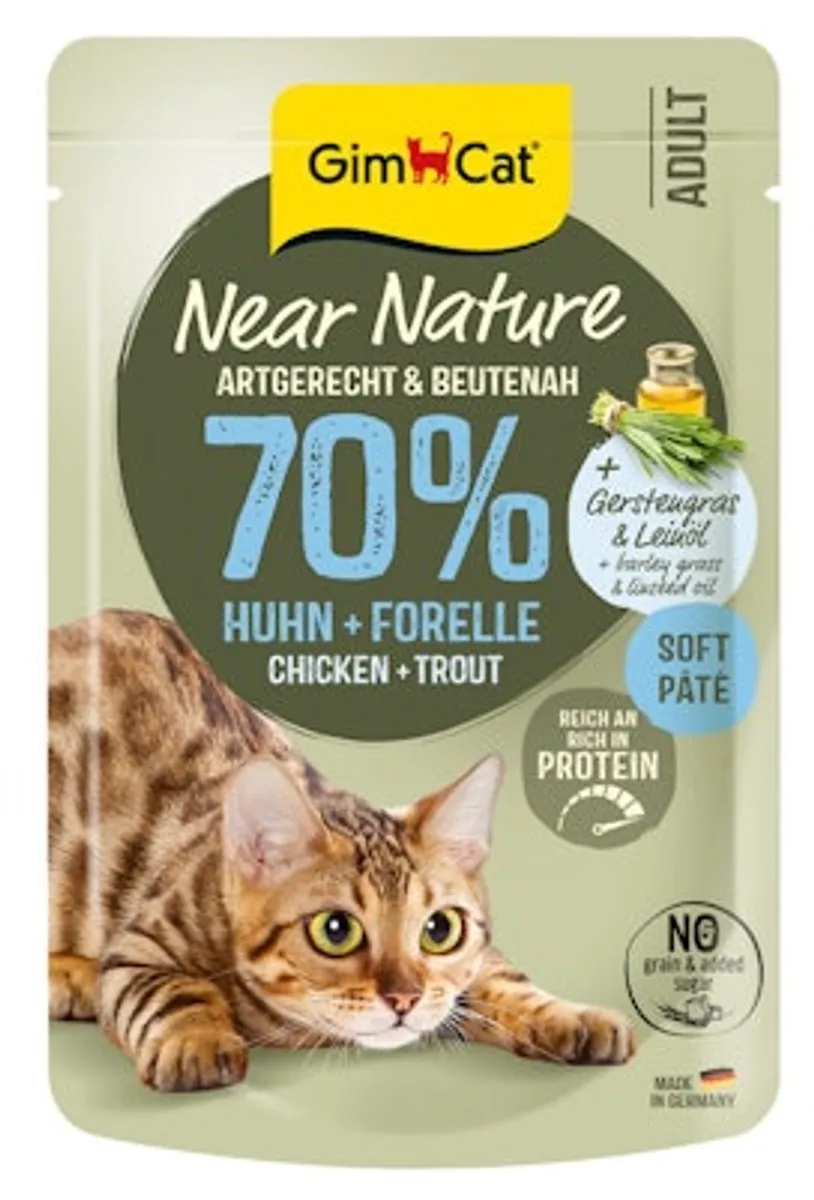 GimCat Near Nature Kip & Forel 16x85g