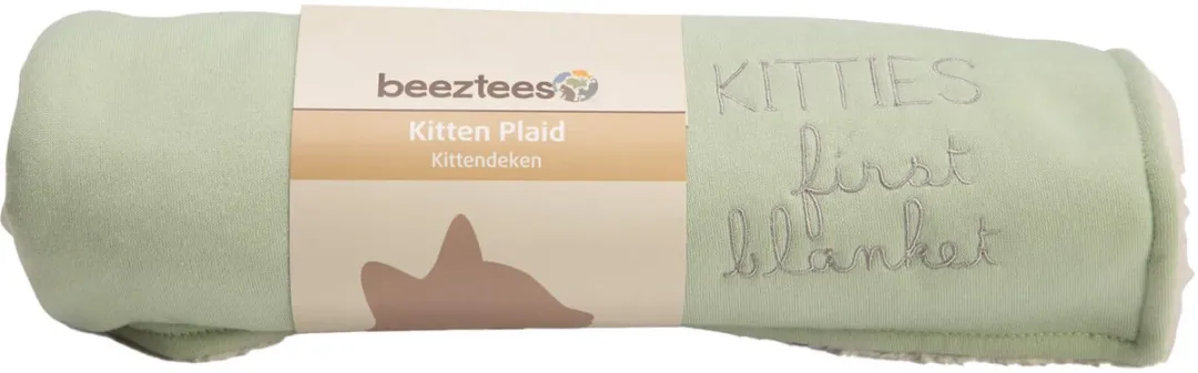 Beeztees Kitten Pluche Deken Tilou 70x50cm - Groen