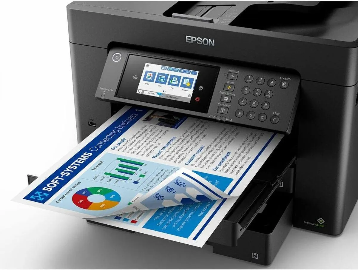 Epson WorkForce WF-7840DTWF A3+ Printer - 25ppm - Zwart - afbeelding 6 van 6