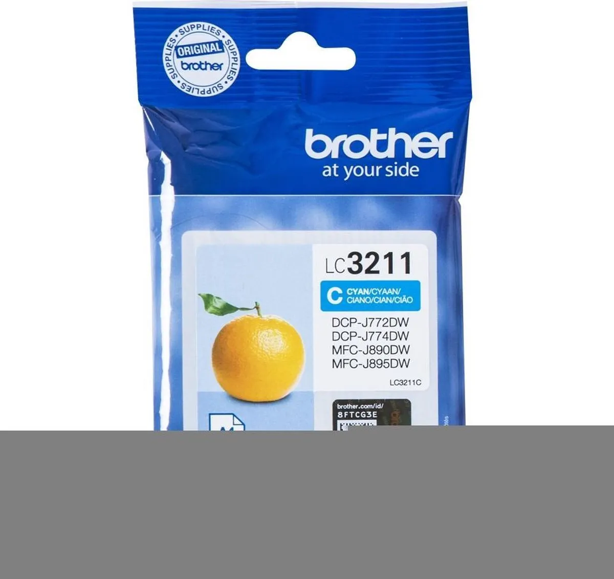 Brother LC-3211C Inktcartridge Cyaan - 200 pagina's