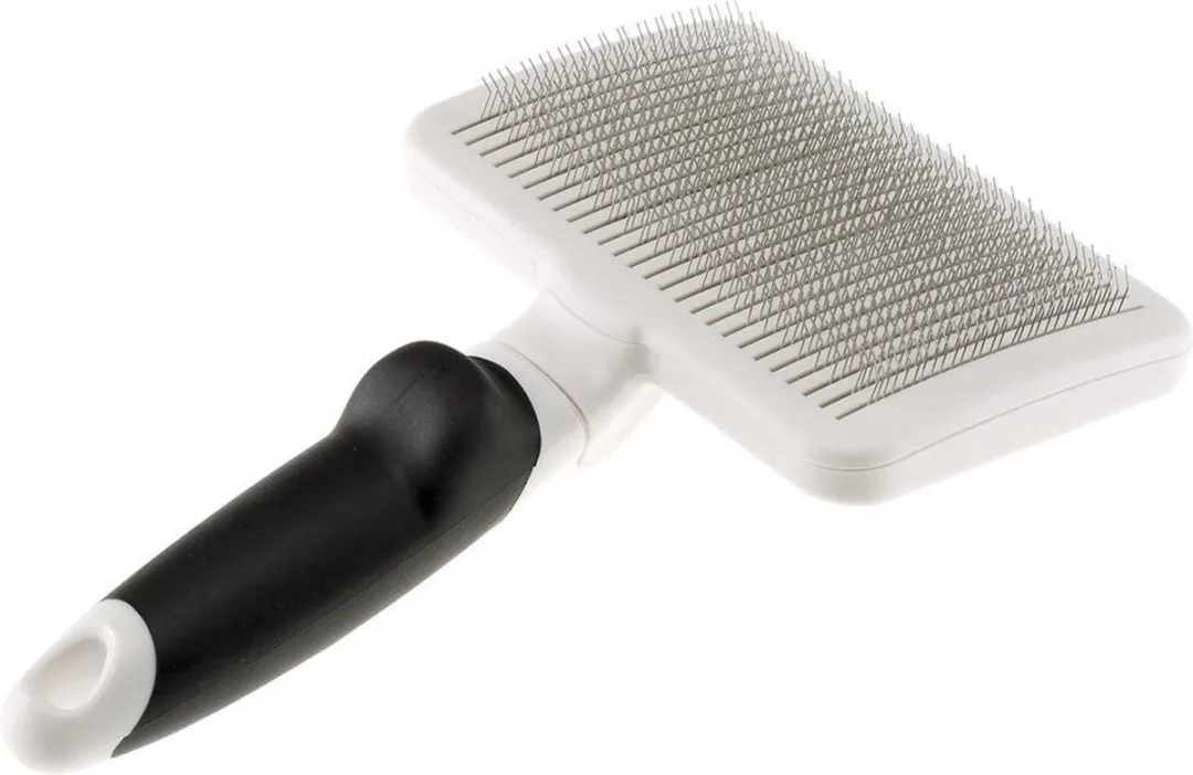 Ferplast Dierenborstel 19,5cm Staal/Rubber - Wit/Zwart