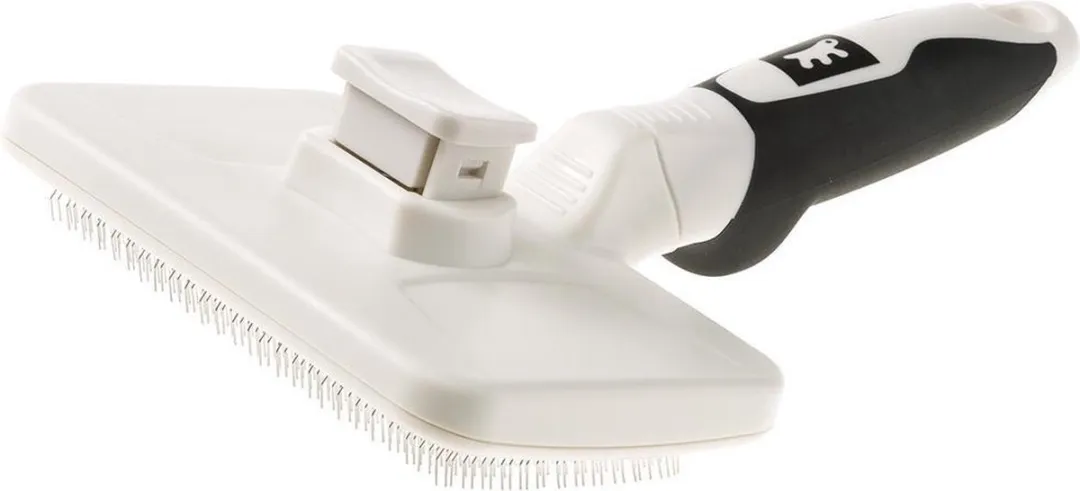 Ferplast Dierenborstel 19,5cm Staal/Rubber - Wit/Zwart