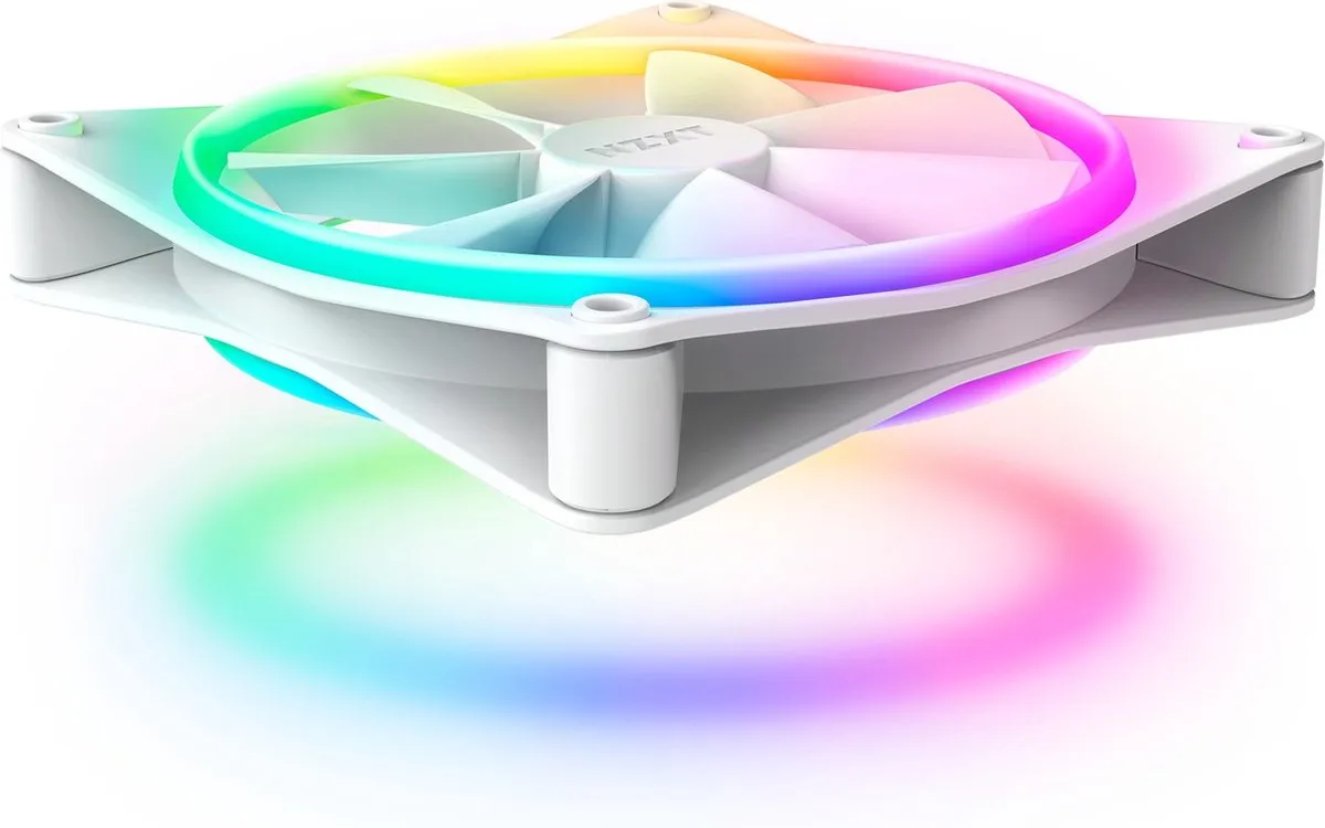 NZXT F140 RGB Duo - Single Pack - Wit - 140mm