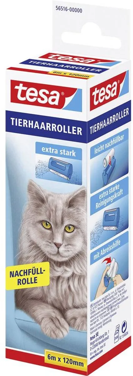 Tesa Dierhaarroller Navulverpakking