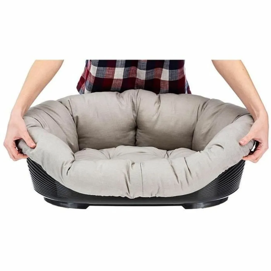 Ferplast Hondenmand met Kussen 52cm - XS Grijs - afbeelding 6 van 6
