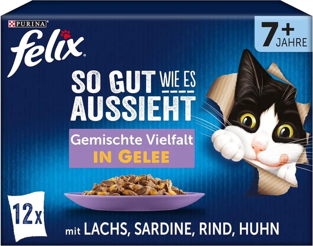 Felix Gemengde Variatie Senior Kattenvoer