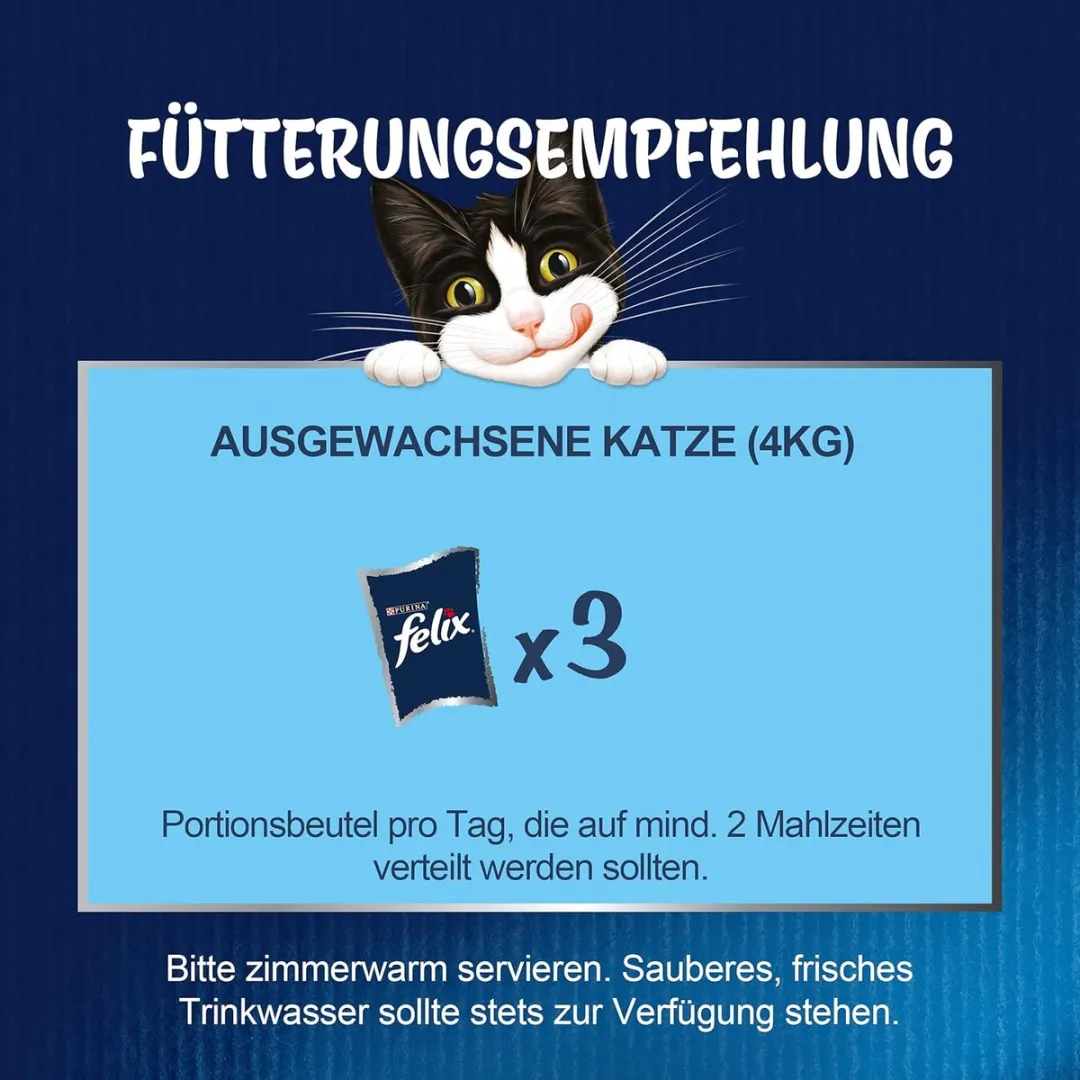 Felix Gemengde Variatie Senior Kattenvoer - 12x85g
