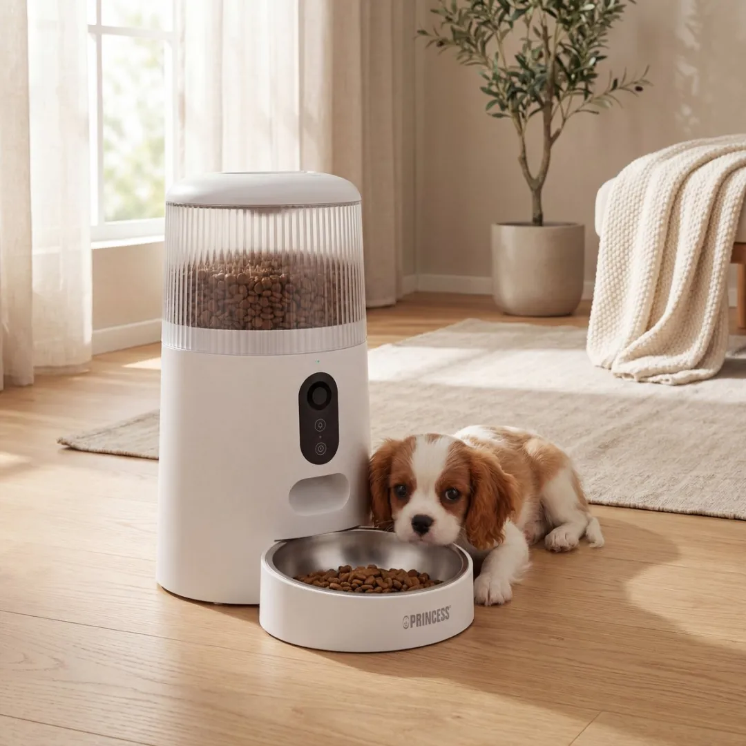 Princess Smart 4L Automatische Voerbak - 20 Maaltijden - Wit