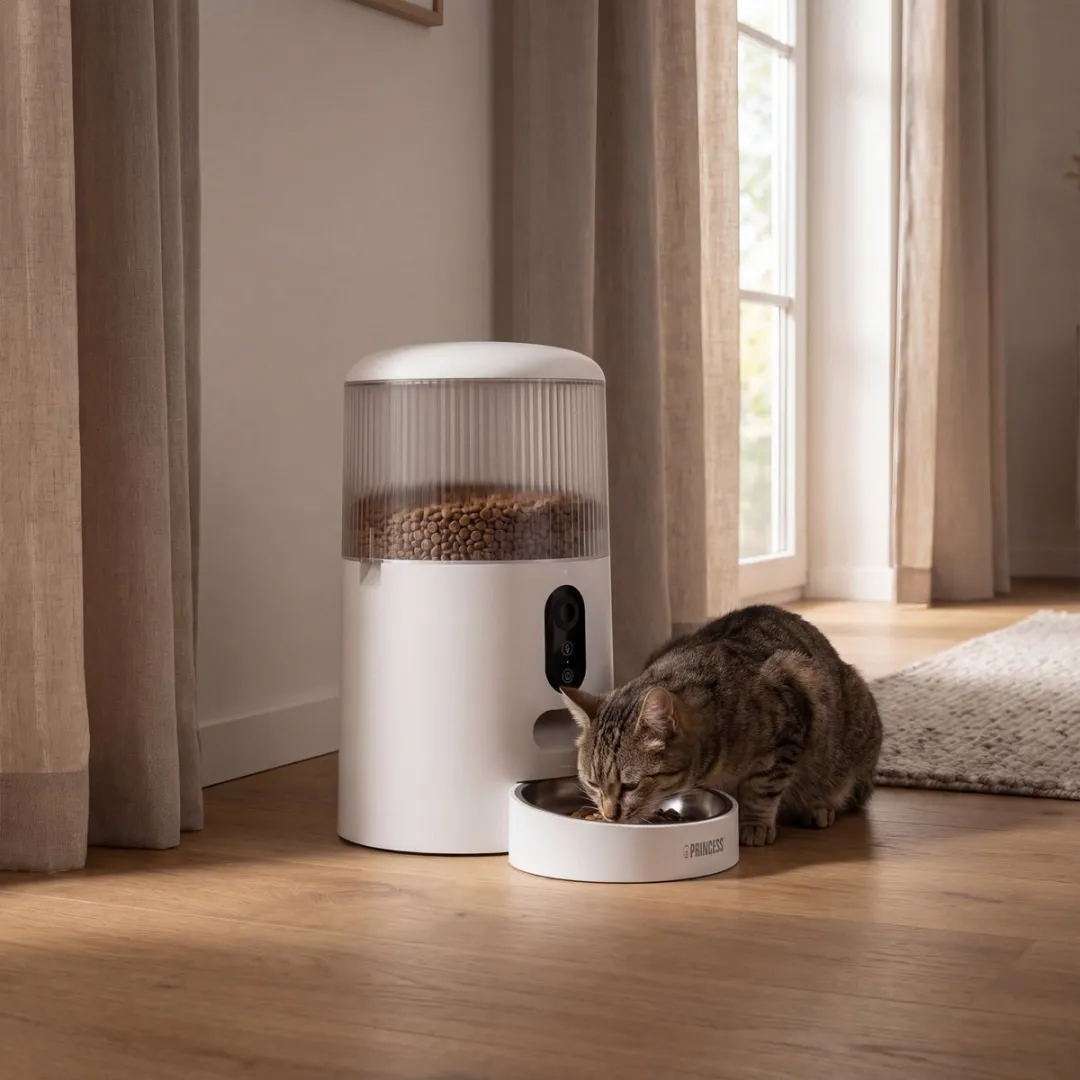 Princess Smart 4L Automatische Voerbak - 20 Maaltijden - Wit