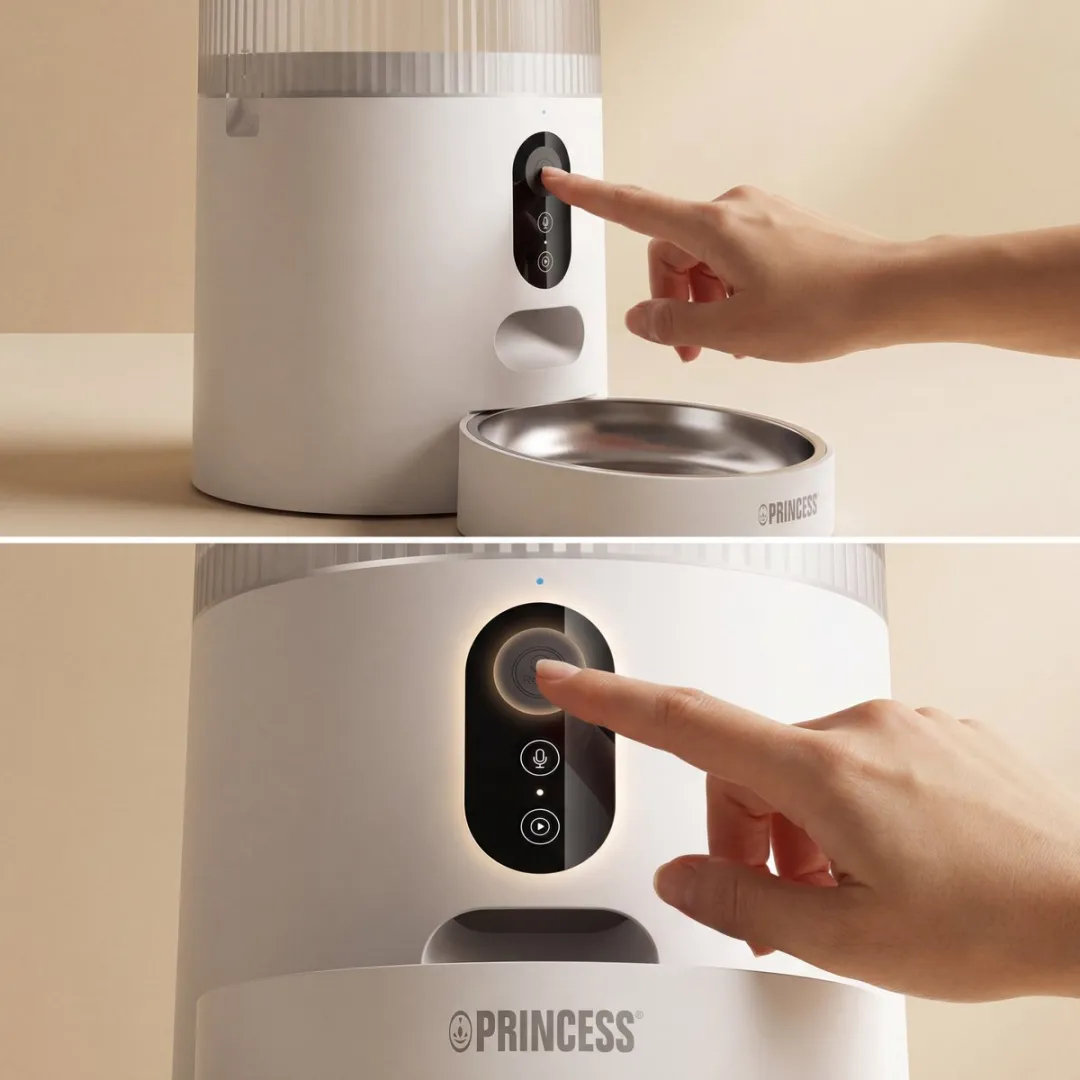Princess Smart 4L Automatische Voerbak - 20 Maaltijden - Wit - afbeelding 6 van 6