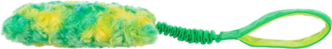 Trixie Bungee Fun Dummy Hondenspeelgoed 47cm - Groen/Geel - afbeelding 2 van 3