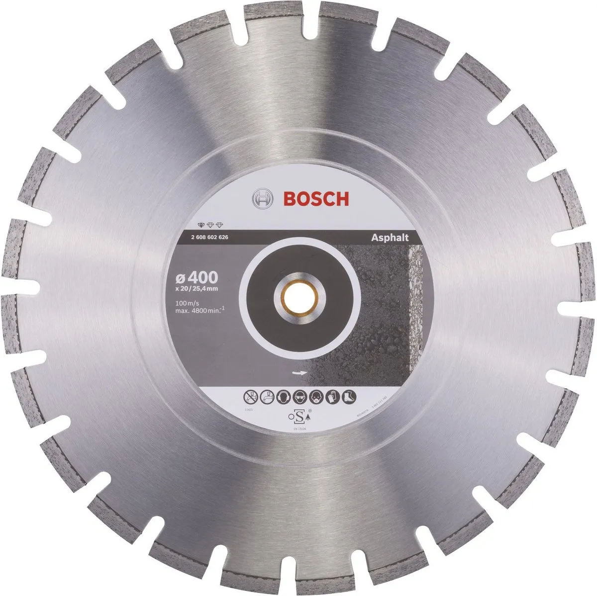 Bosch Diamantdoorslijpschijf Standard for Asphalt 400x20/25,4mm