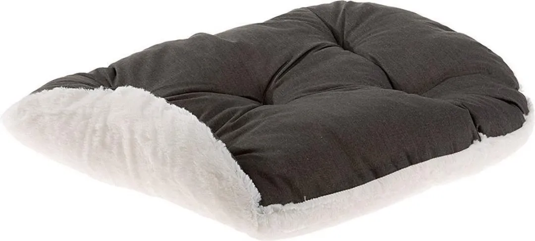 Ferplast Hondenkussen Relax Bruin & Beige 65x42cm - afbeelding 2 van 3