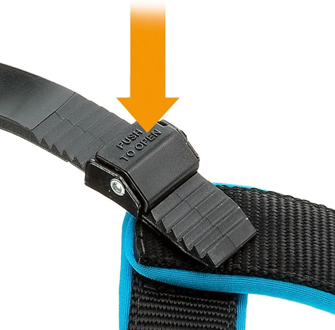 Ferplast Agila Hondentuig - Zwart/Blauw 44-52cm