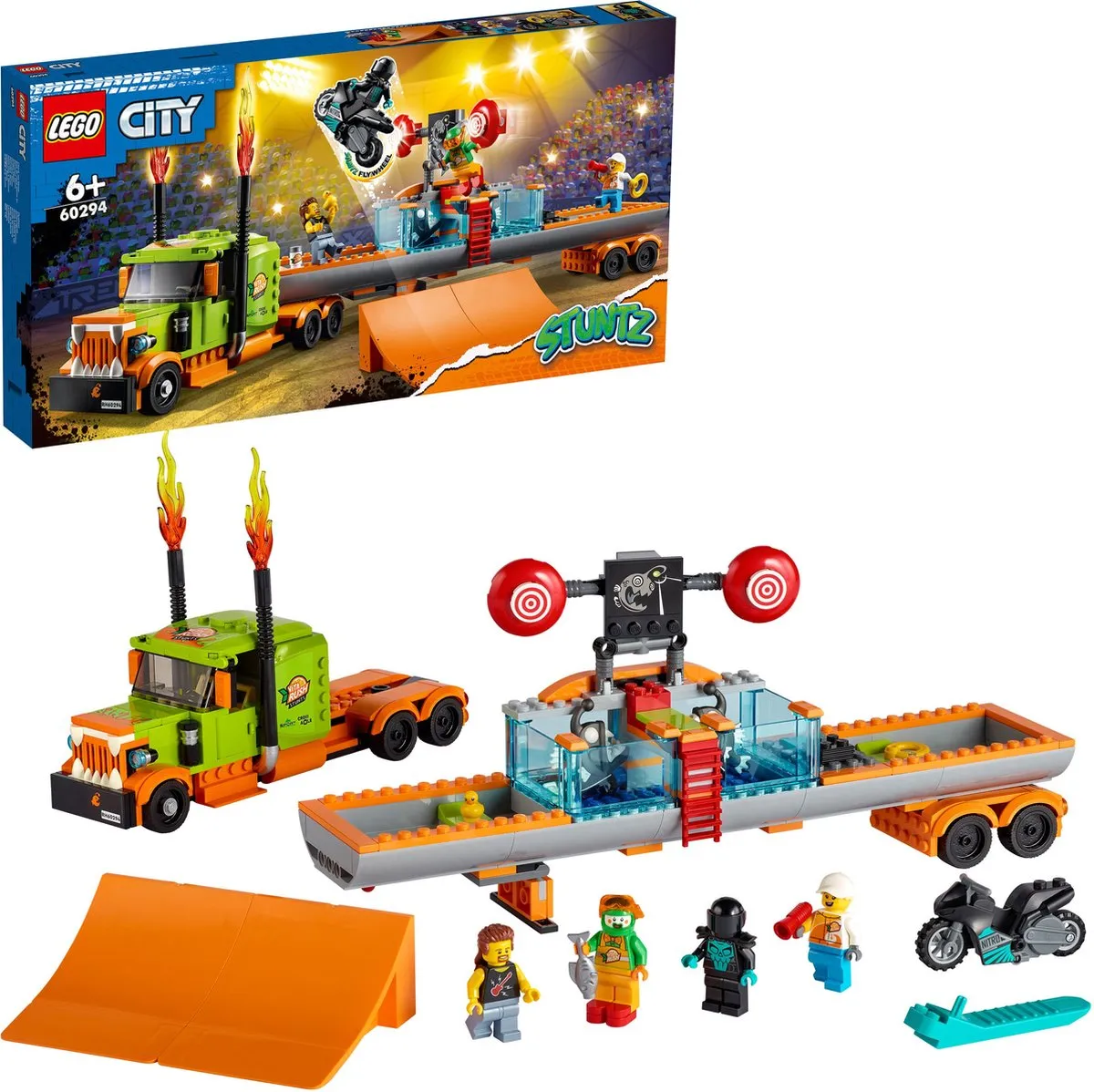 LEGO City Stuntz Stuntshowtruck 60294 - 420 Stukken - afbeelding 6 van 6