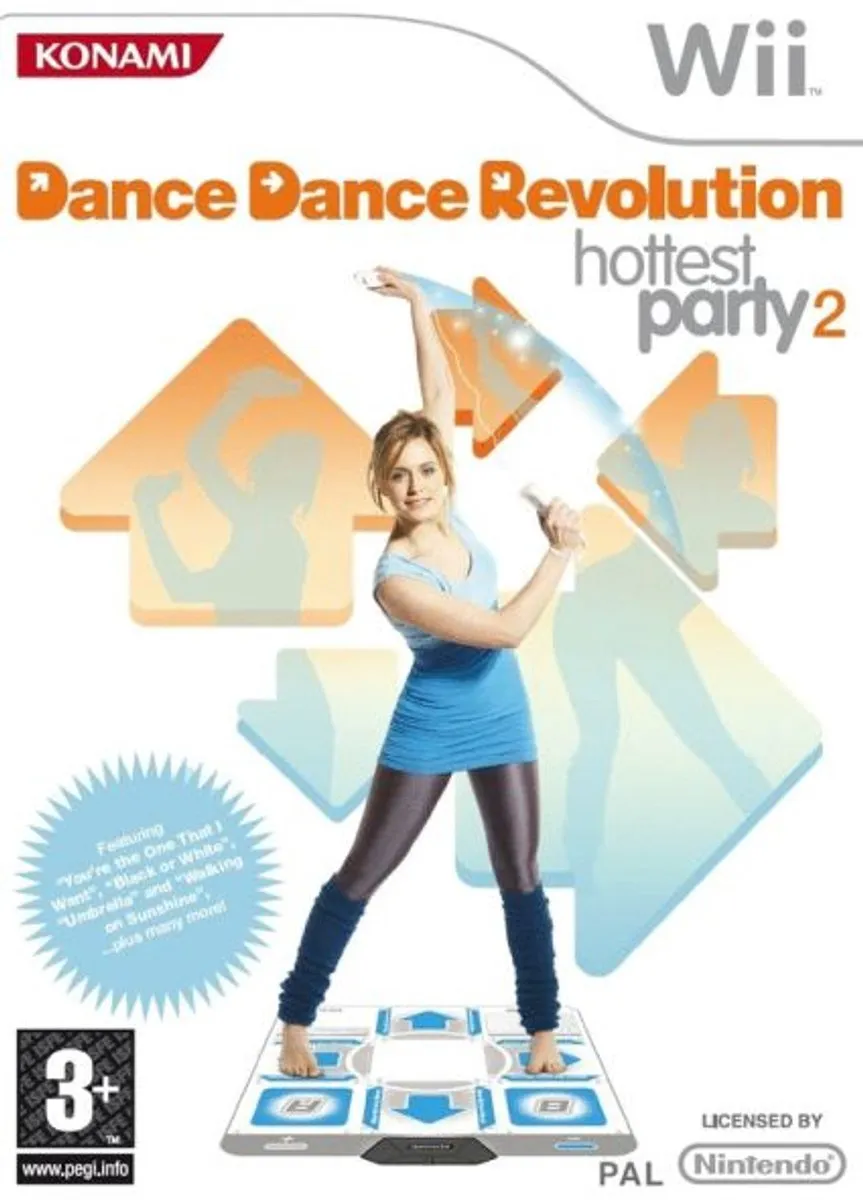 Konami Dance Dance Revolution Hottest Party 2