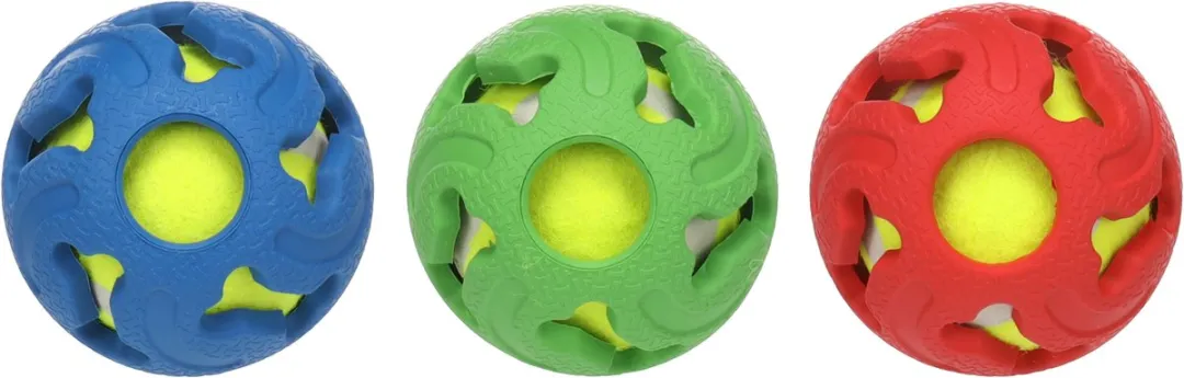 Flamingo HS Padda Rubber Bal Assortiment Ø6,3cm