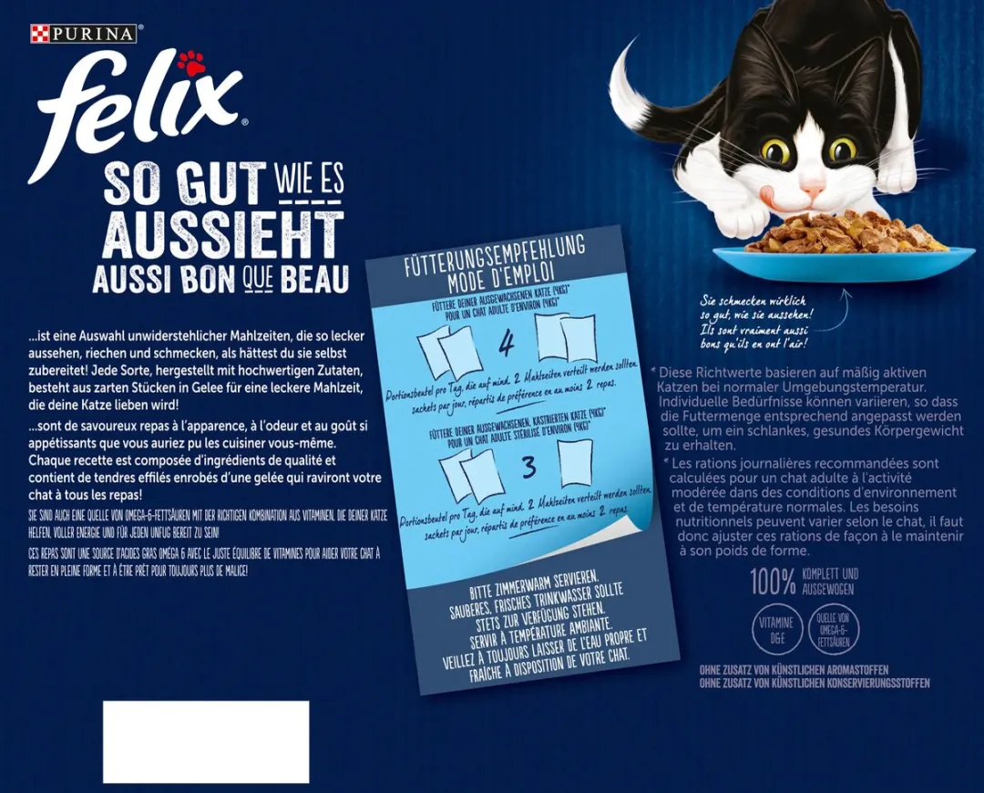 Felix Katten Natvoer Multipack - 24x85g