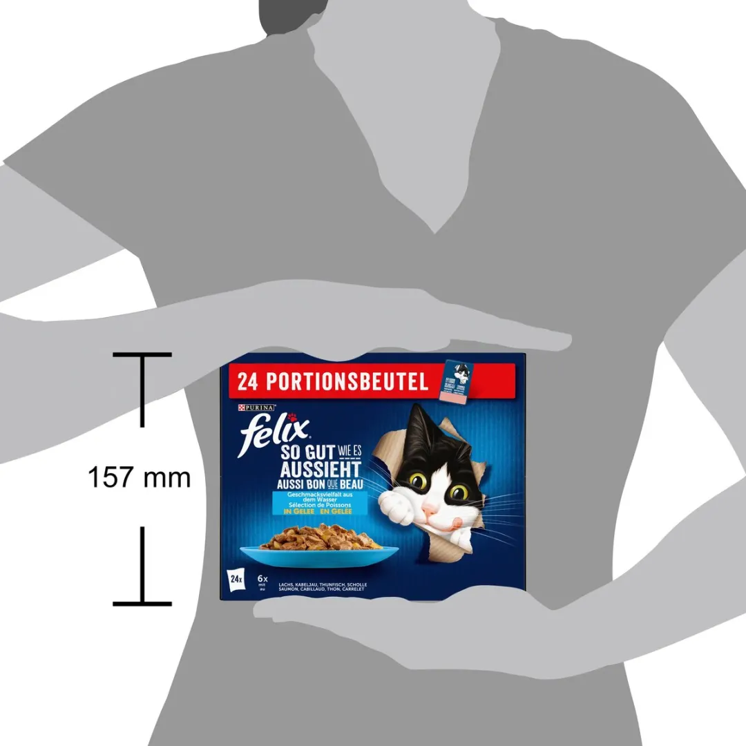 Felix Katten Natvoer Multipack - 24x85g