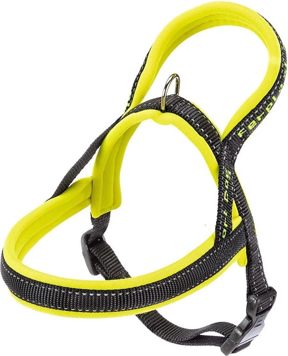 Ferplast Sport Hondentuig Geel/Zwart - Maat S