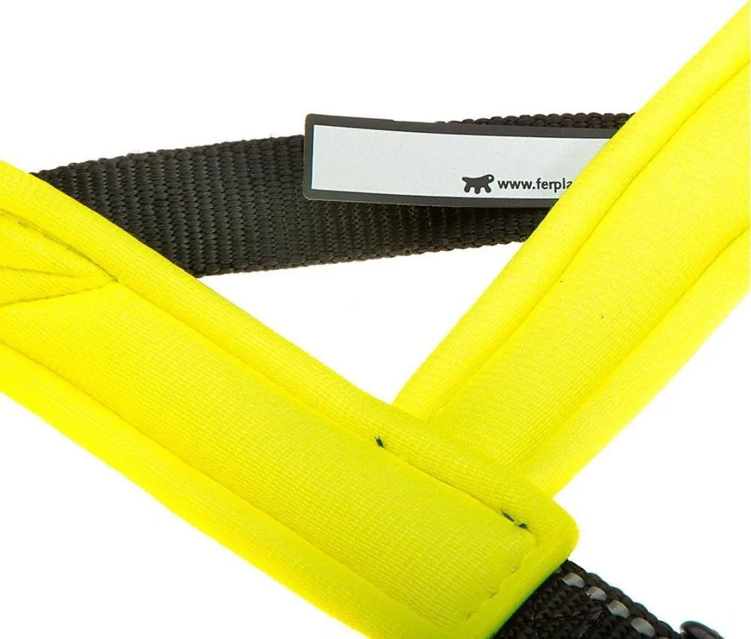 Ferplast Sport Hondentuig Geel/Zwart - Maat S - afbeelding 2 van 6