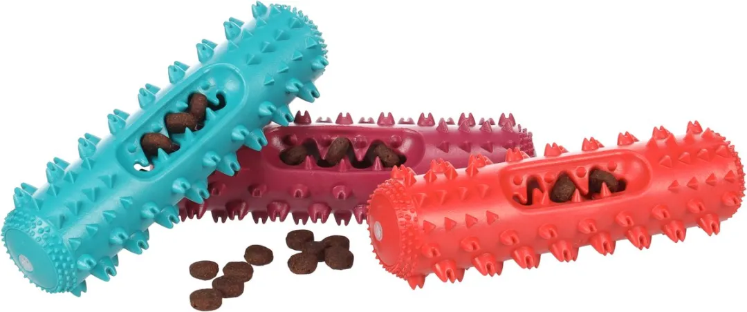 Flamingo HS TPR Dental Stikksnackspeelgoed Assortiment