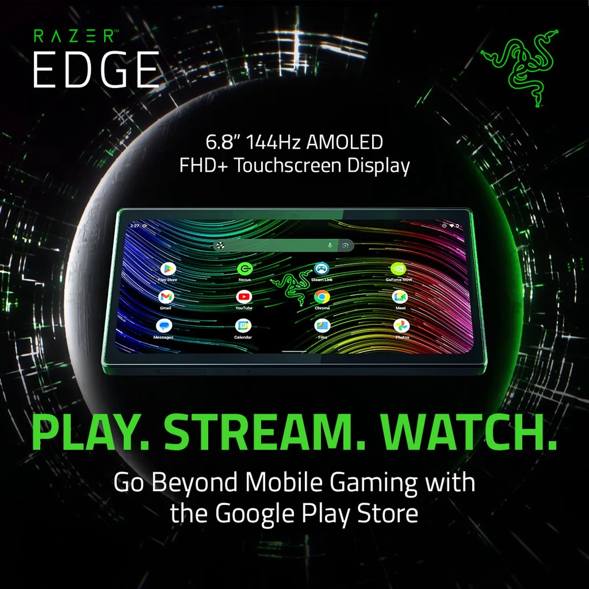 Razer Edge WiFi RZ80-04610100-B3G1 Handheld - Zwart