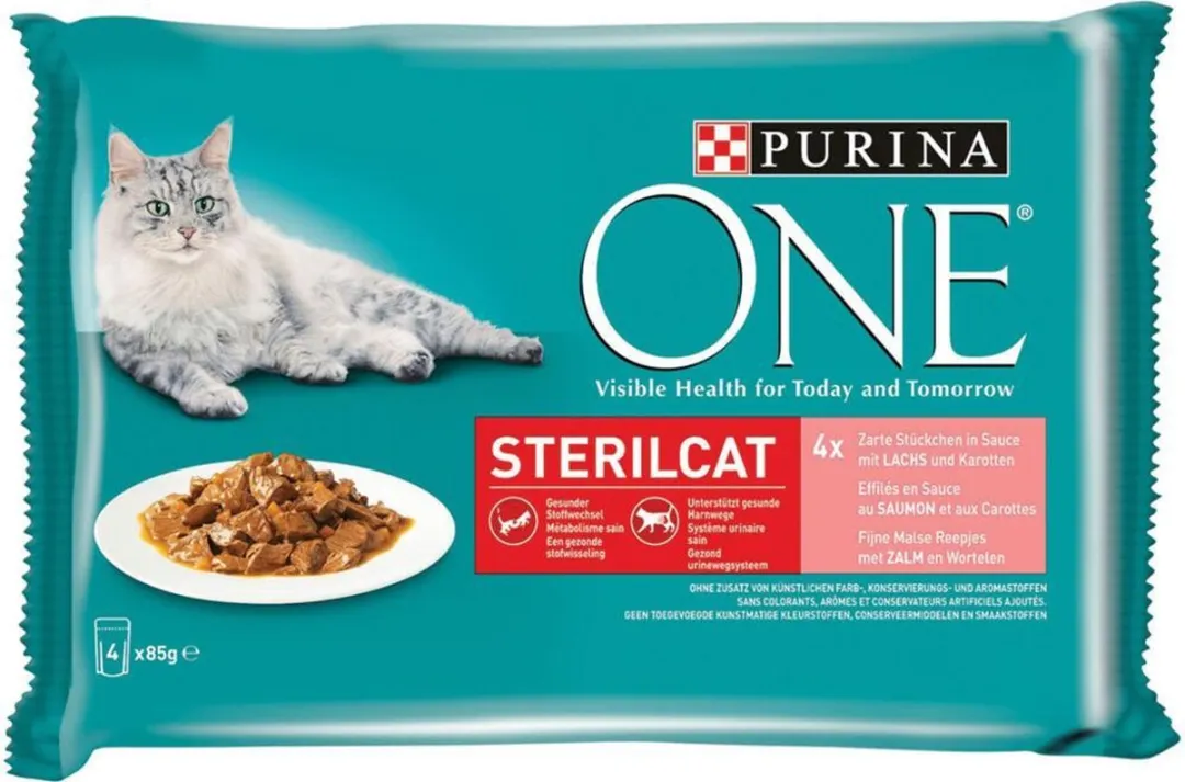 Purina ONE Adult Zalm & Wortel - 340g