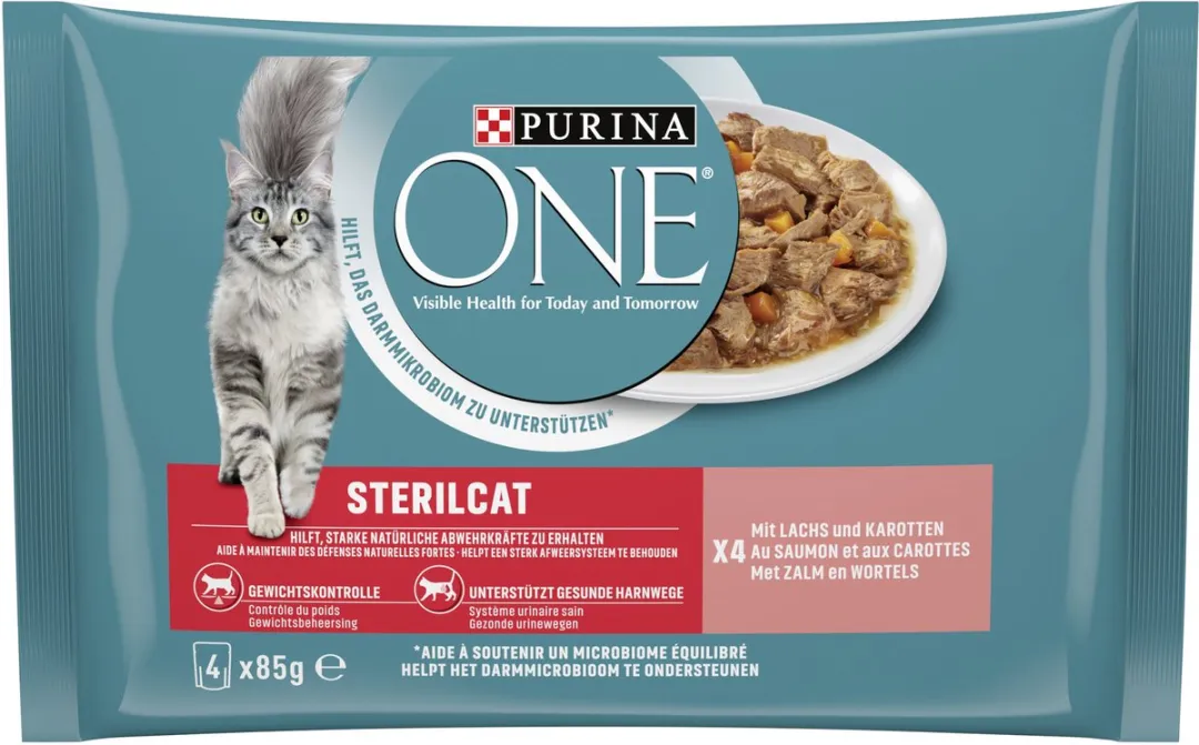 Purina ONE Adult Zalm & Wortel - 340g