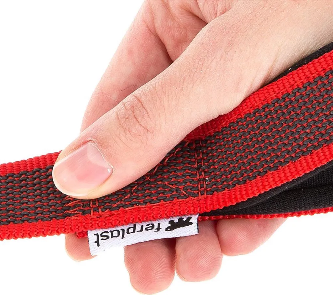Ferplast Hondenriem Daytona Gummy Matic G20/500 - Rood - afbeelding 2 van 6