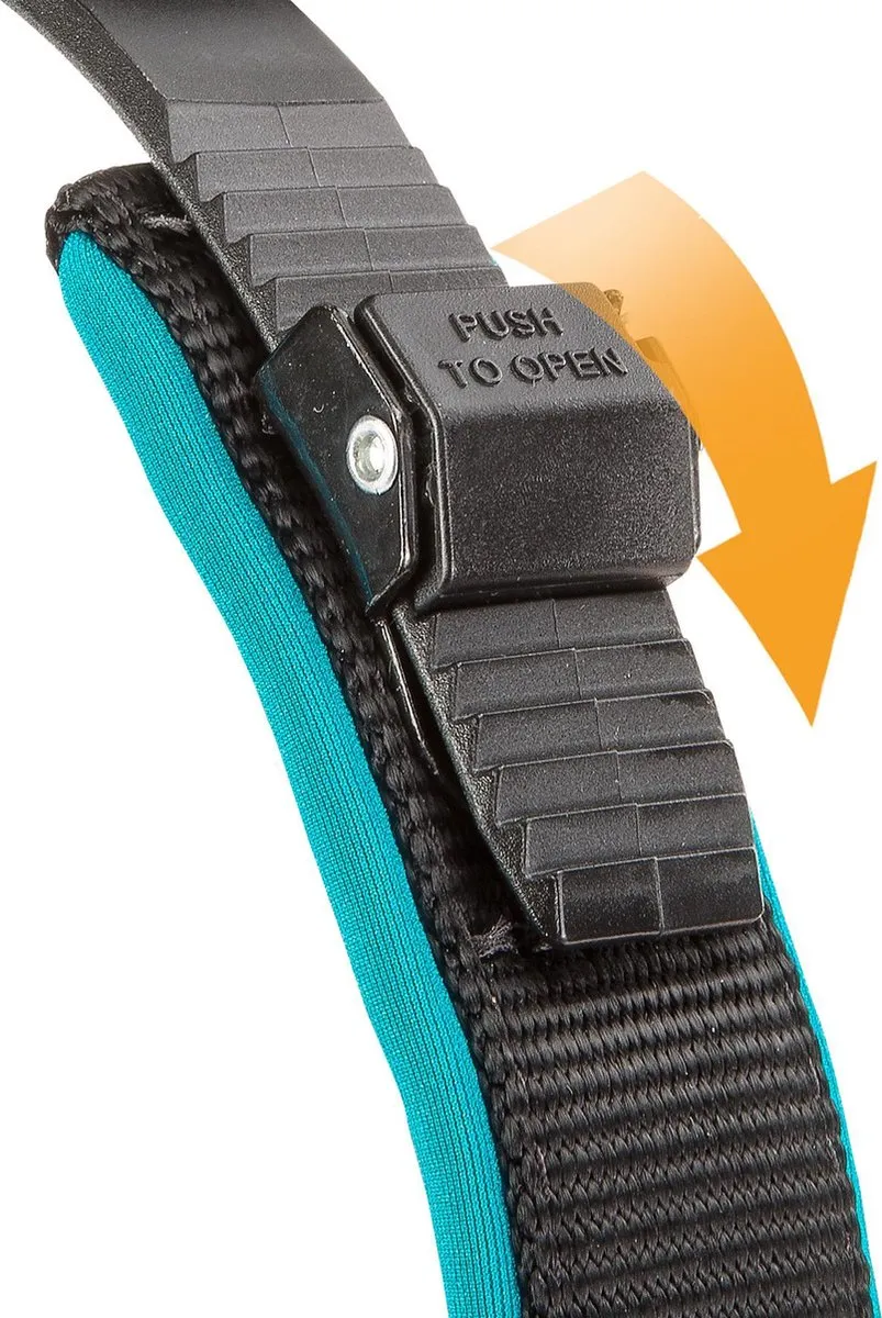 Ferplast Ergocomfort Fluo Hondenhalsband 34-42cm - Zwart/Blauw