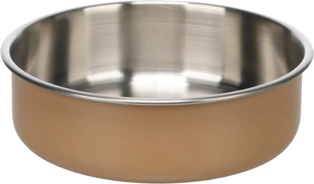Flamingo Yumi Eet- en drinkpot rond beige 16,5cm 870ml