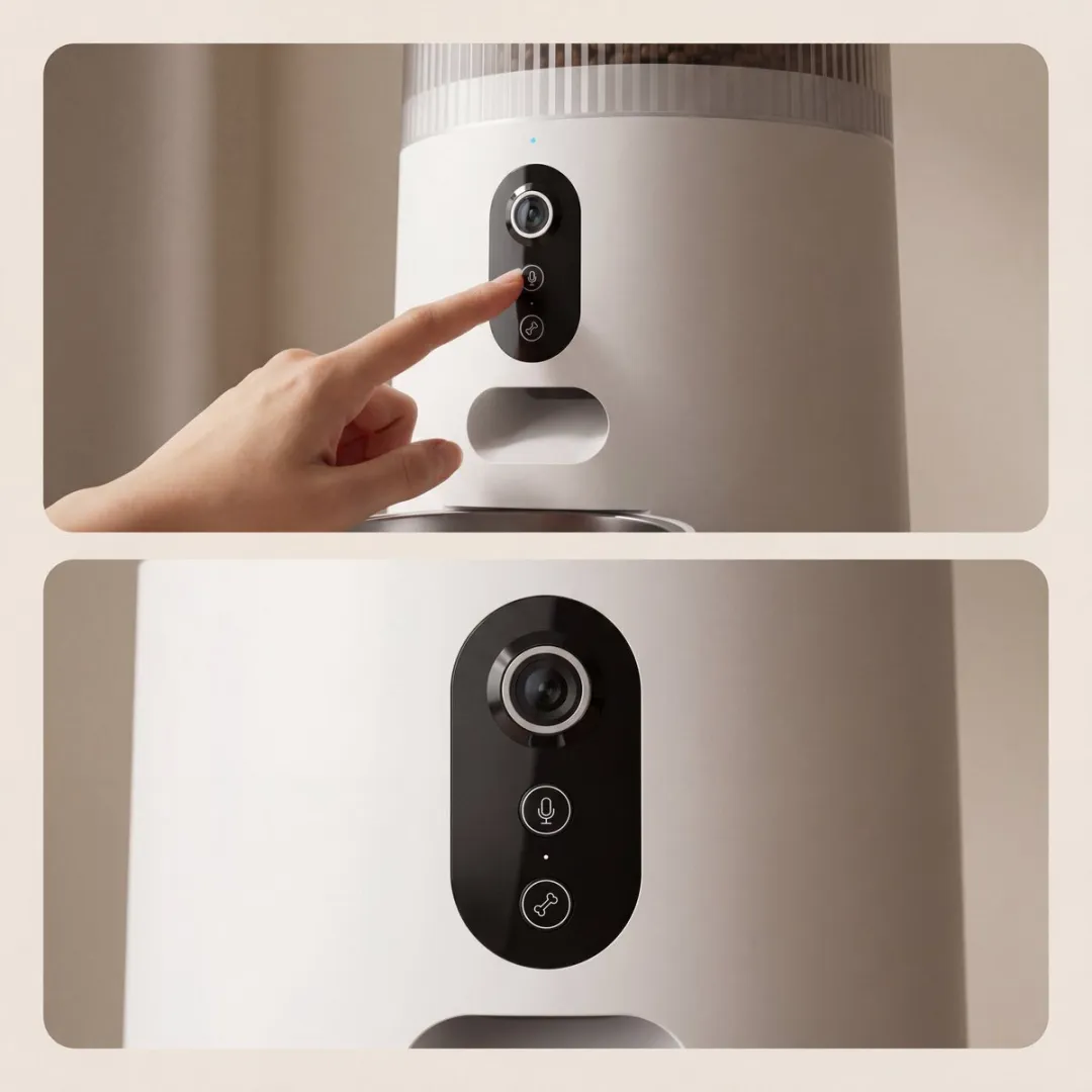 Princess Automatische Voerbak 610045 - 4L - Kat/Hond - App-Bediening - Roestvrijstalen Kom