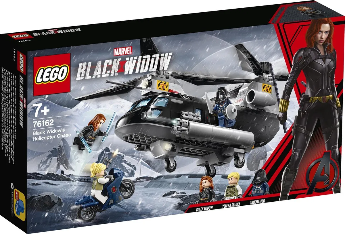 LEGO Marvel Avengers Black Widow Helikopter Chase 76162