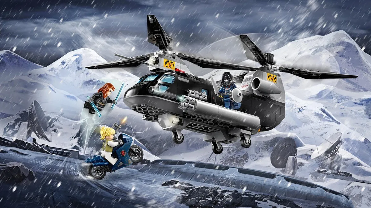 LEGO Marvel Avengers Black Widow Helikopter Chase 76162 - 271 Stukken