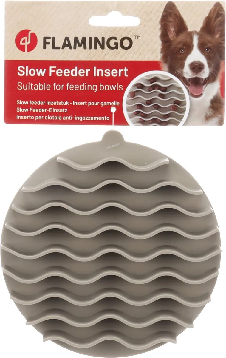 Flamingo Slow Feeder Insert Kaja Taupe Ø15cm