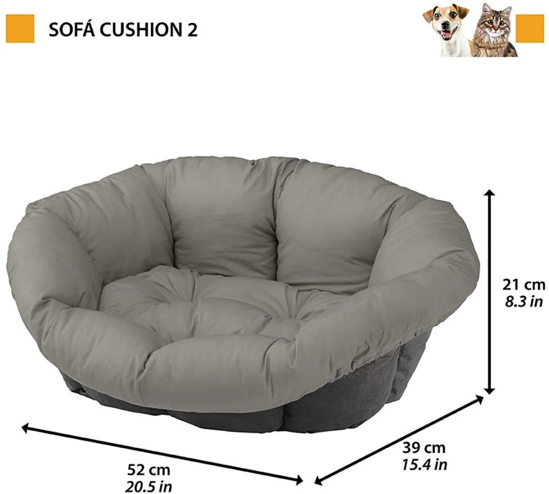 Ferplast Hondenkussen Sofa 52x39cm - Fluweel Beige
