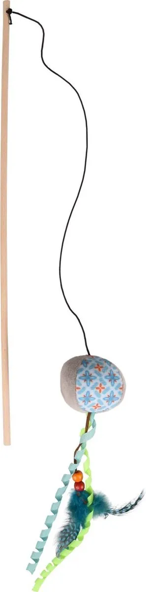 Flamingo Kirk Speelgoed Kat Hengel+bal Assortiment - 130027 - Meerdere kleuren