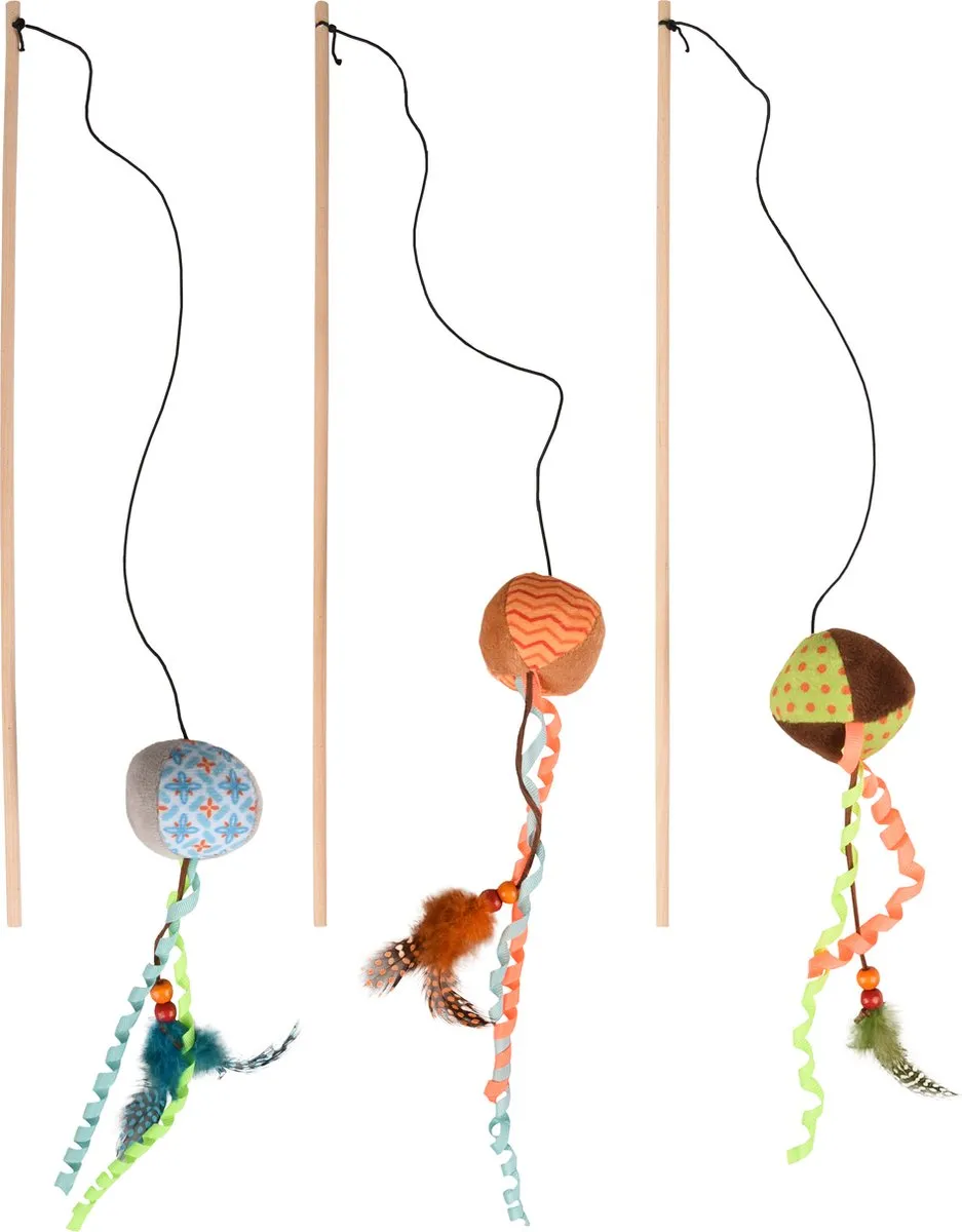 Flamingo Kirk Speelgoed Kat Hengel+bal Assortiment