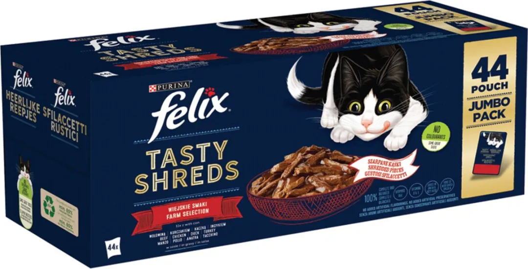 Felix Heerlijke Reepjes Farm Selectie Kattenvoer