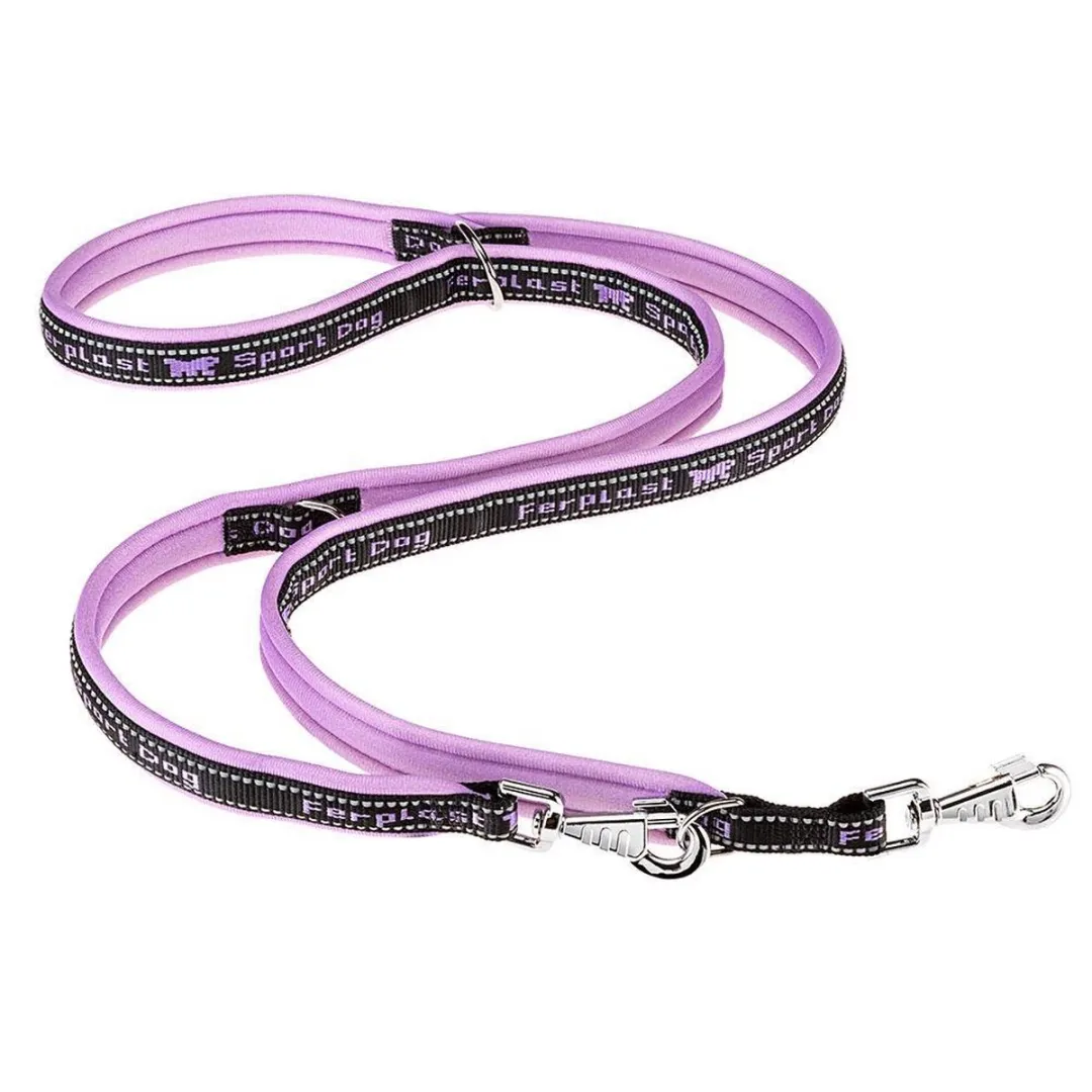 Ferplast Hondenriem Nylon Sport Dog Matic GA25/200 - Lila