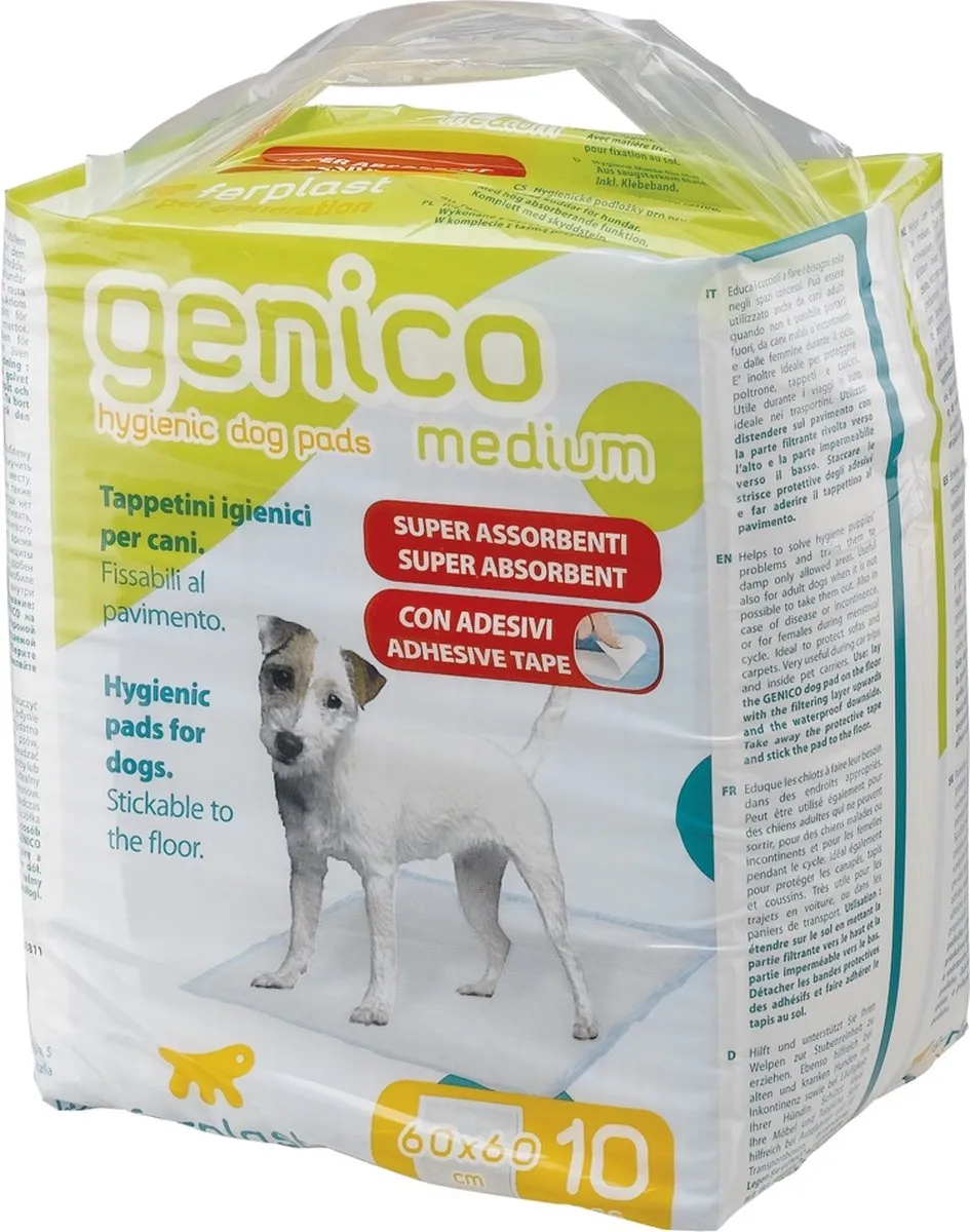 Ferplast Trainingpads Hond 60x60cm - Wit - 10 Stuks