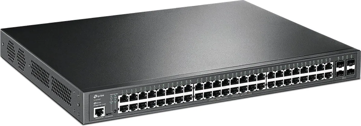TP-Link TL-SG3452P 48x PoE Switch - 104 Gbps - Zwart