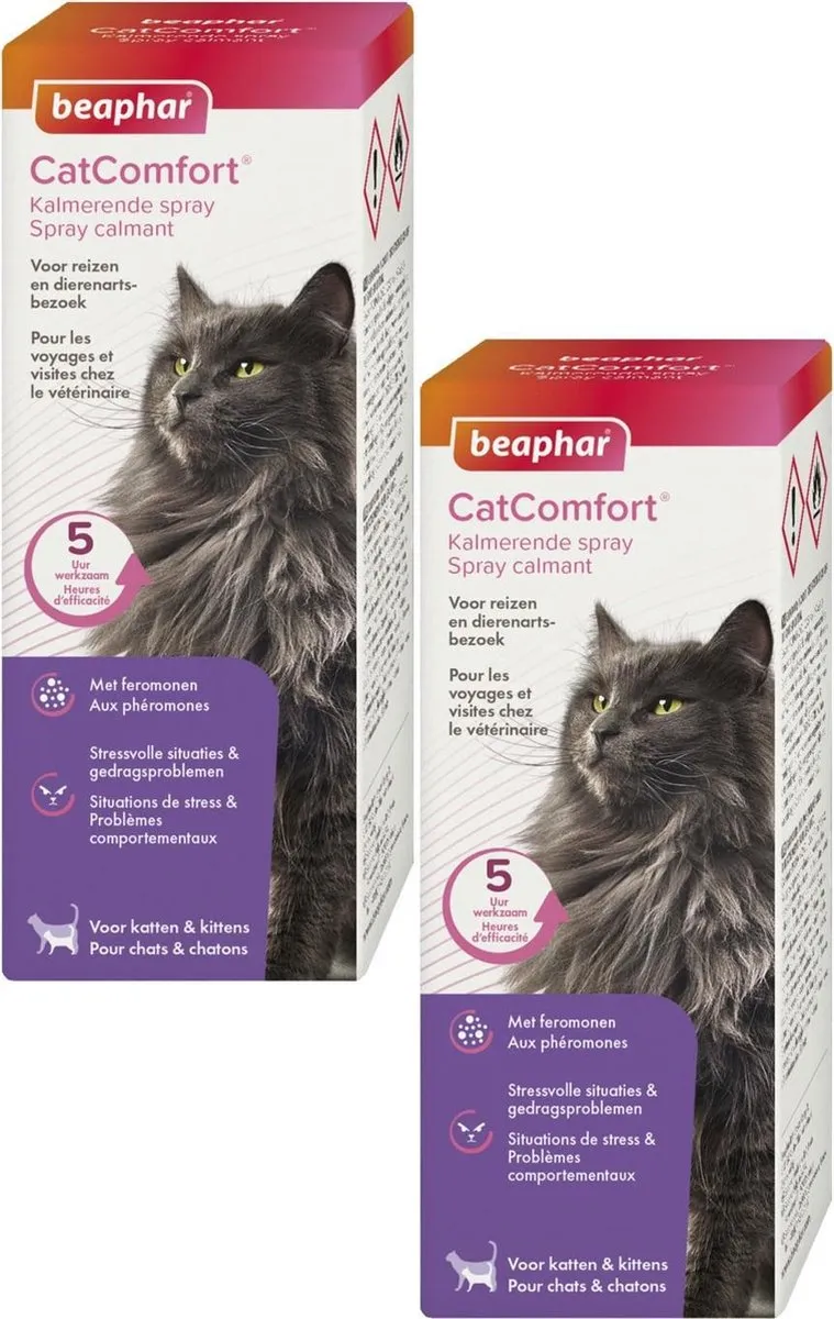 Beaphar Catcomfort Kalmerende Spray 2x60ml
