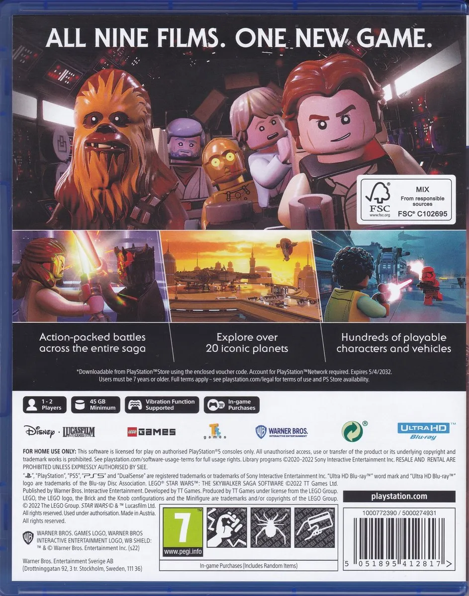 LEGO Star Wars The Skywalker Saga PS5